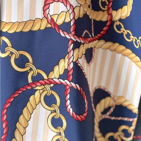 Babaton Chain Print Draped Open Blazer – Size S - Picture 4 of 5